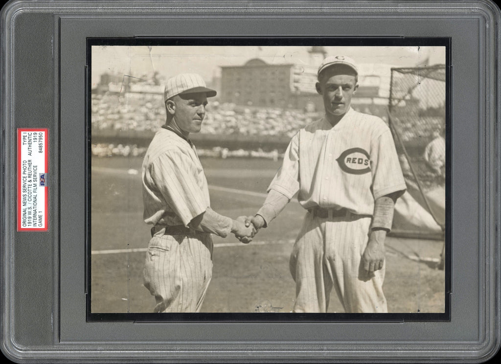 Ed Cicotte 1919 Black Sox World Series Type 1 Original Photo PSA/DNA RARE Game 1 "The Fix is in"