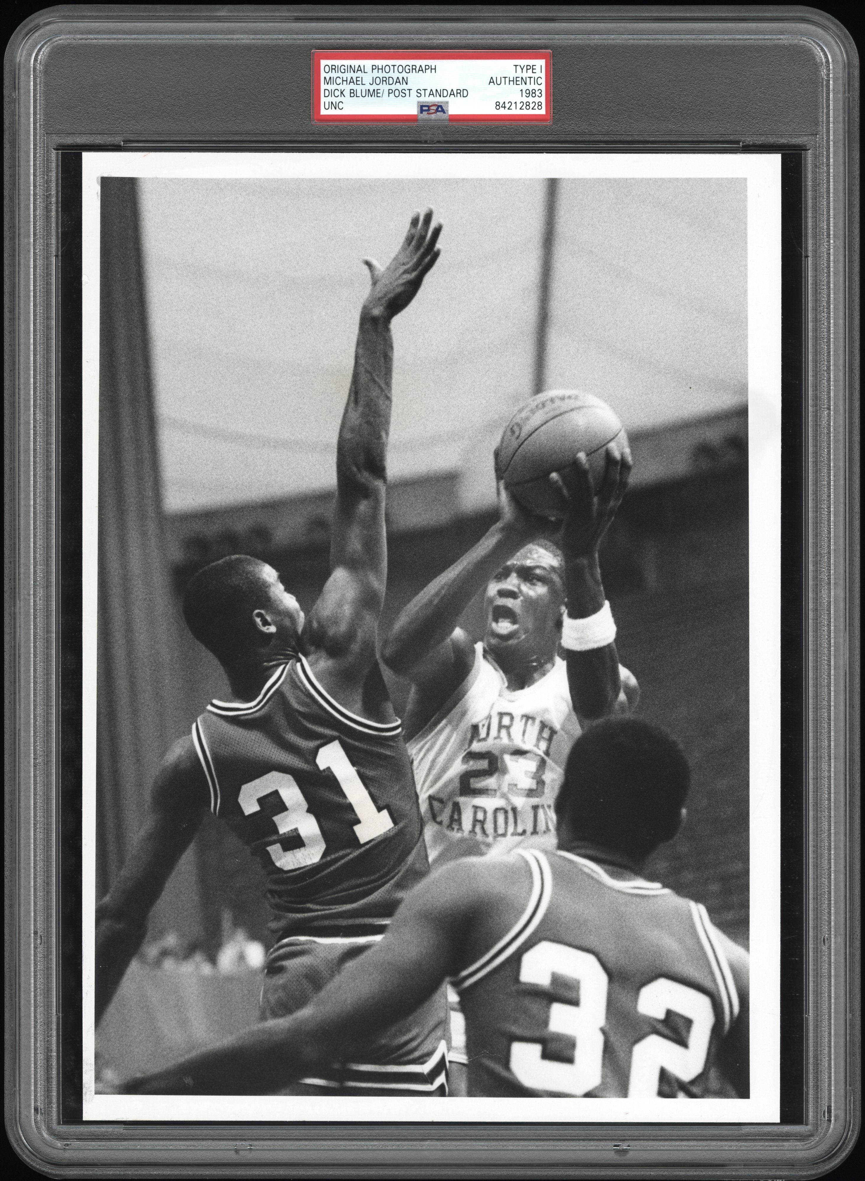 Michael Jordan 1983 North Carolina Type 1 Orginal Photo PSA/DNA
