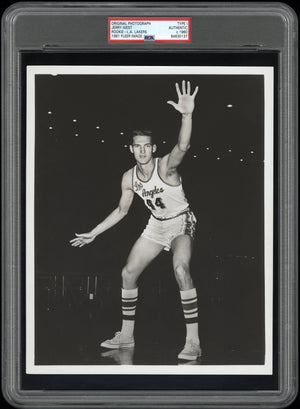 Jerry West 1960 Rookie Type I Original Photo PSA/DNA **1961 Fleer Card Image**