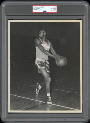 Bill Russell 1957 Rookie Type 1 Original Photo PSA/DNA **Very close to his NBA Debut**