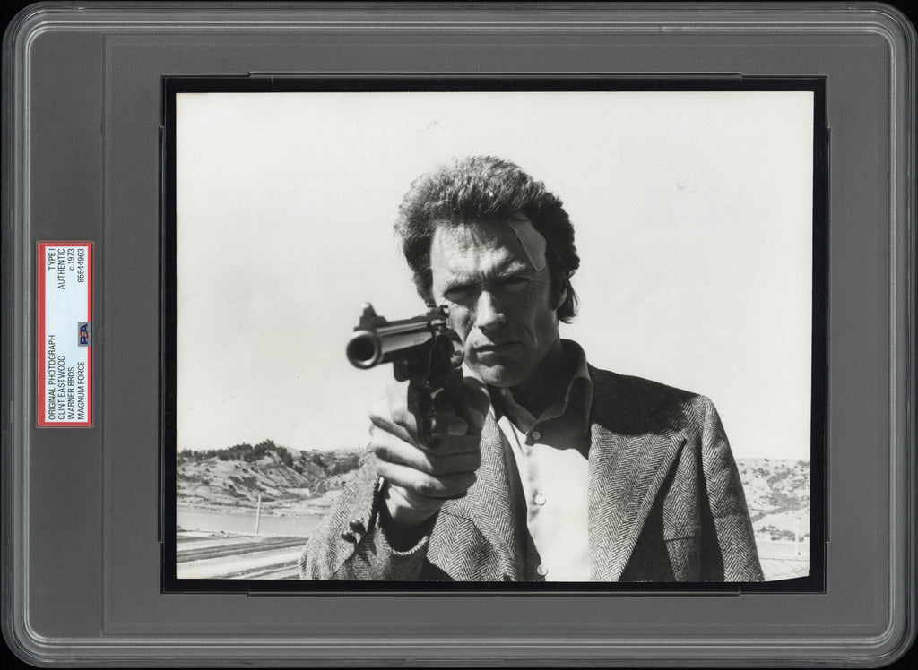 Clint Eastwood 1973 Magnum Force Type 1 Original Photo PSA/DNA *.44 Special S&W Model 29*