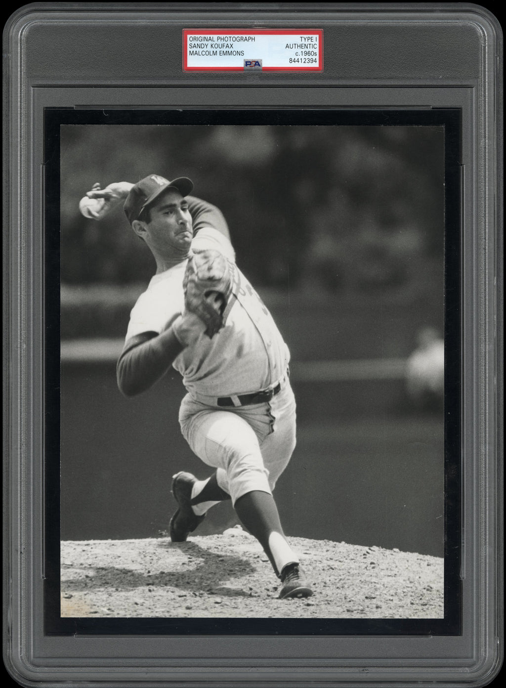 Sandy Koufax 1960 Dodgers Type 1 Original Photo PSA/DNA *By M. Emmons*