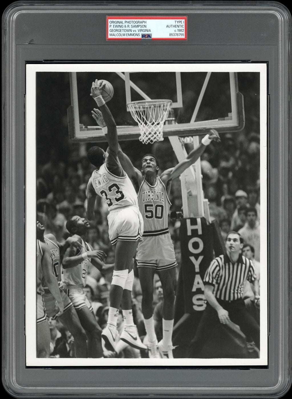 P. Ewing & R. Sampson 1982 Type I Original PSA/DNA Photo by Malcolm Emmons
