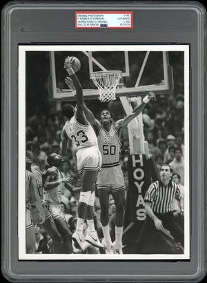 P. Ewing & R. Sampson 1982 Type I Original PSA/DNA Photo by Malcolm Emmons