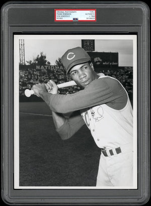 Frank Robinson 1956 Rookie Reds Type 1 Original Photo PSA/DNA Don Wingfield
