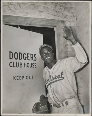 JACKIE ROBINSON 1947 ROOKIE DEBUT TYPE 1 ORIGINAL PHTO PSA/DNA 11X14