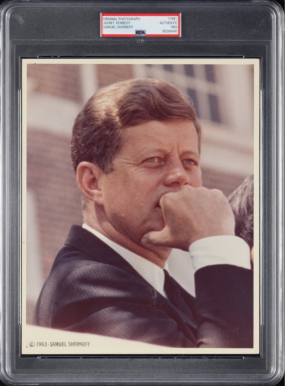 John F Kennedy 1963 POTUS Type 1 Original Photo PSA/DNA *RARE 'Color Portrait*