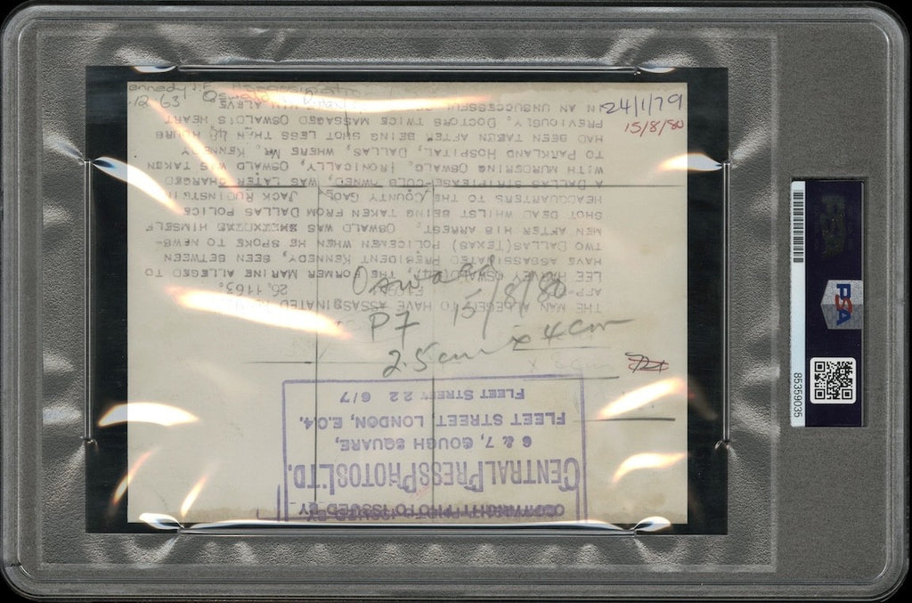 Lee Harvey Oswald 1963 JFK Assassin Type III Original Photo PSA/DNA RARE!