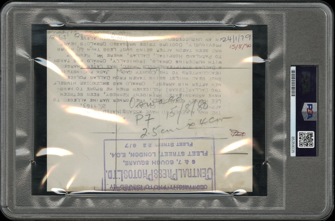Lee Harvey Oswald 1963 JFK Assassin Type III Original Photo PSA/DNA RARE!