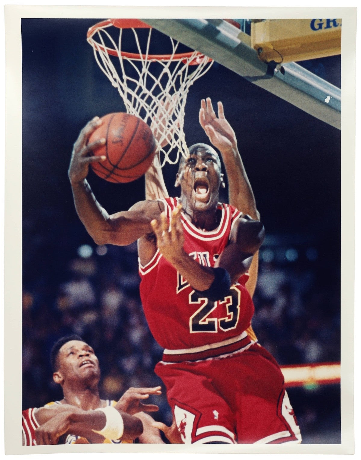 Michael Jordan 1991 NBA Finals Type 1 Orignal Photo PSA/DNA *RARE 11x14 COLOR*