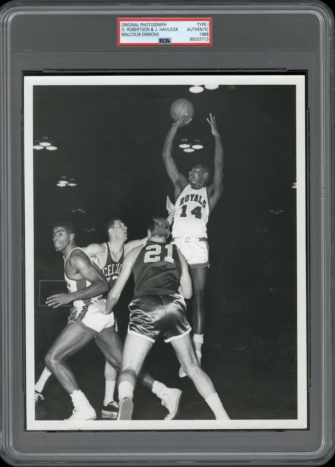 Oscar Robertson 1966 Royals NBA Type I Original Photo PSA/DNA by Malcolm Emmons