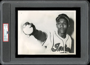 Satchel Paige 1948 Rookie Cleveland Indians Type I Original Photo PSA/DNA