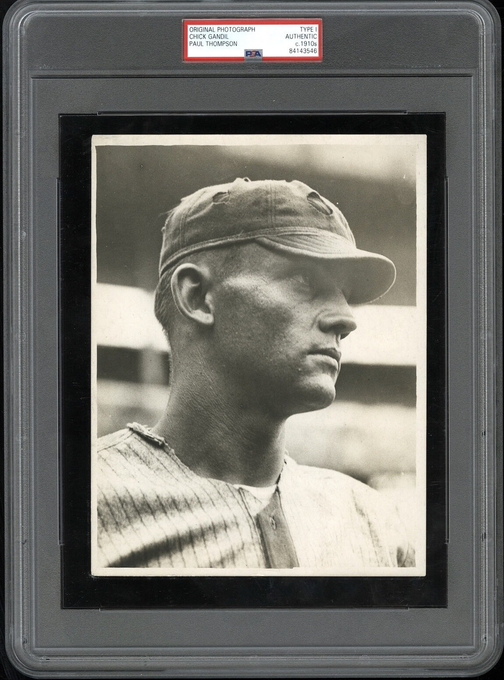 Chick Gandil 1915 Type I Original Photo Thompson PSA/DNA *Leader of Black Sox*