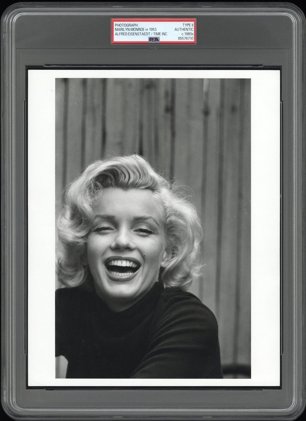 Marilyn Monroe 1953 Type II Original Photo PSA/DNA Famous Life Magazine Shoot