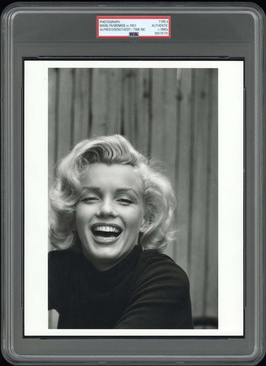 Marilyn Monroe 1953 Type II Original Photo PSA/DNA Famous Life Magazine Shoot