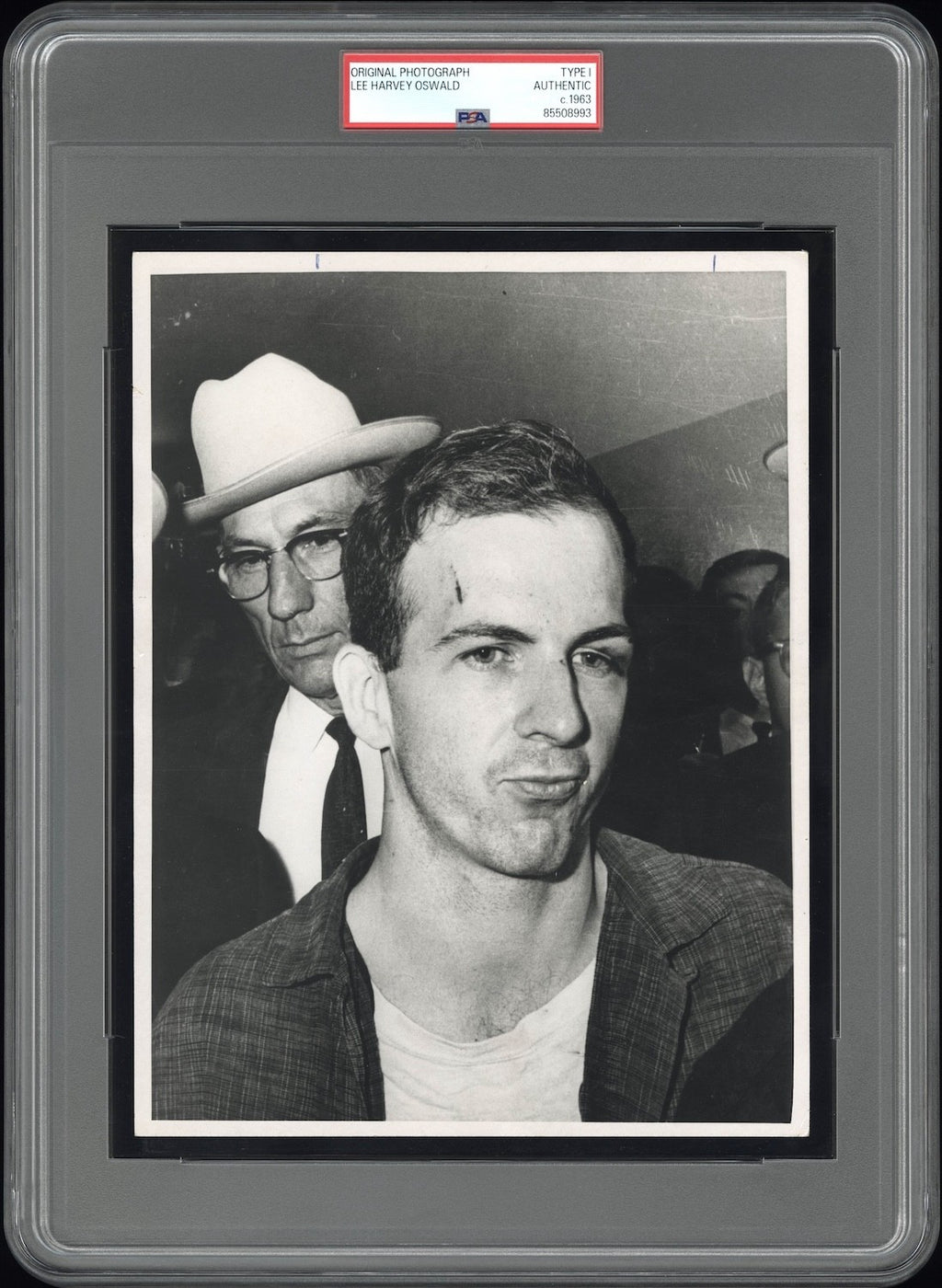 Lee Harvey Oswald 1963 JFK Assassin Type I Original Photo PSA/DNA RARE!