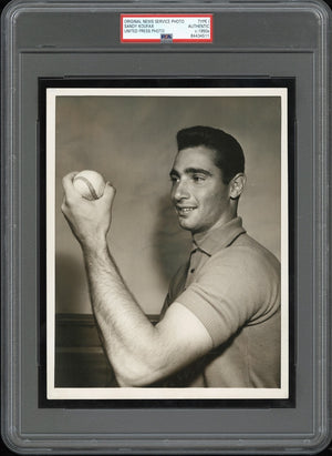 Sandy Koufax 1957 *Left Arm of God* Type I Original Photo PSA/DNA Crystal Clear