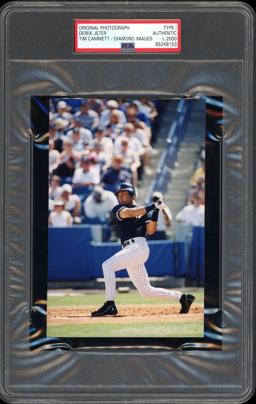 Derek Jeter 2000 Yankees Type I Original Color Photo PSA/DNA **RARE Single Image**