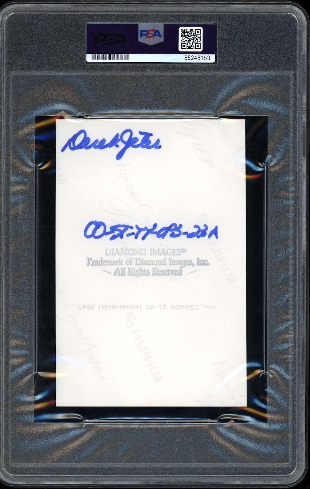 Derek Jeter 2000 Yankees Type I Original Color Photo PSA/DNA **RARE Single Image**