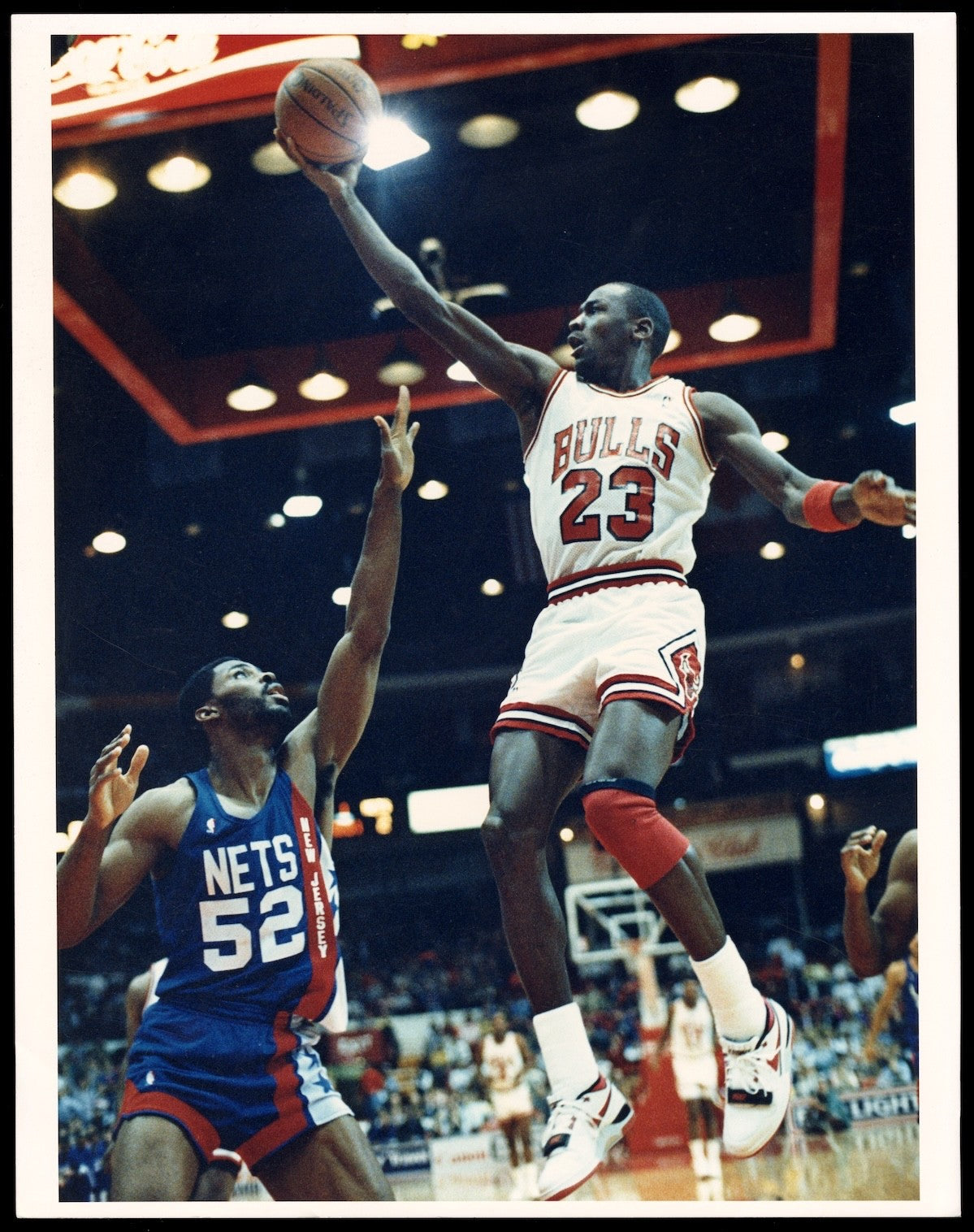 Michael Jordan 1987 Chicago Bulls Type I Original Photo PSA/DNA 11x14 RARE COLOR