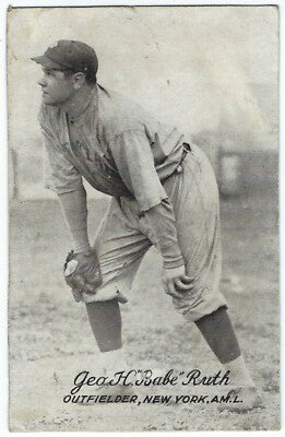 Babe Ruth 1921 Type I Original Photo PSA/DNA *Same shoot as 1921 Exhibit Card*