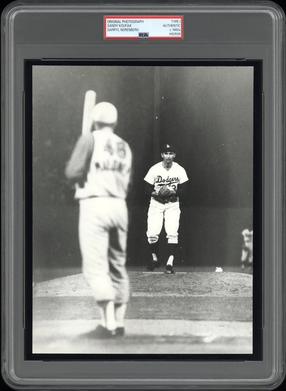 Sandy Koufax 1963 LA Dodgers Type 1 Original Photo PSA/DNA *VERY ARTISTIC*