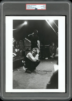 Johnny Rotten 1978 Sex Pistols Punk Rock Band Type 1 Original Photo PSA/DNA