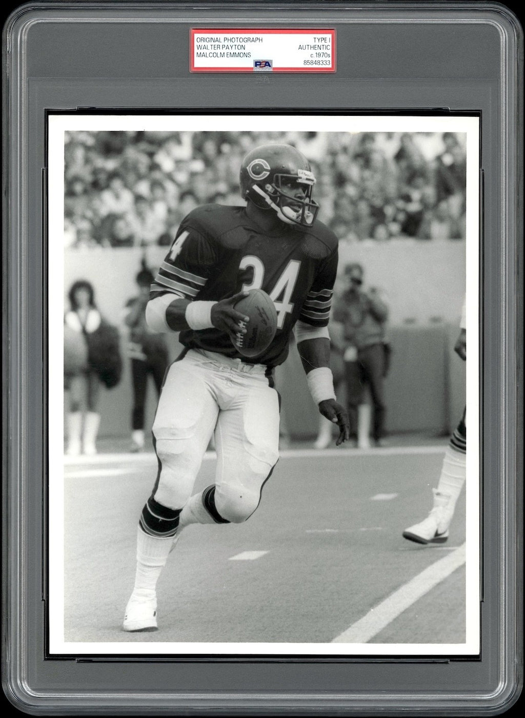 Walter Payton 1977 Chicago Bears Type 1 Original Photo PSA/DNA Malcolm Emmons