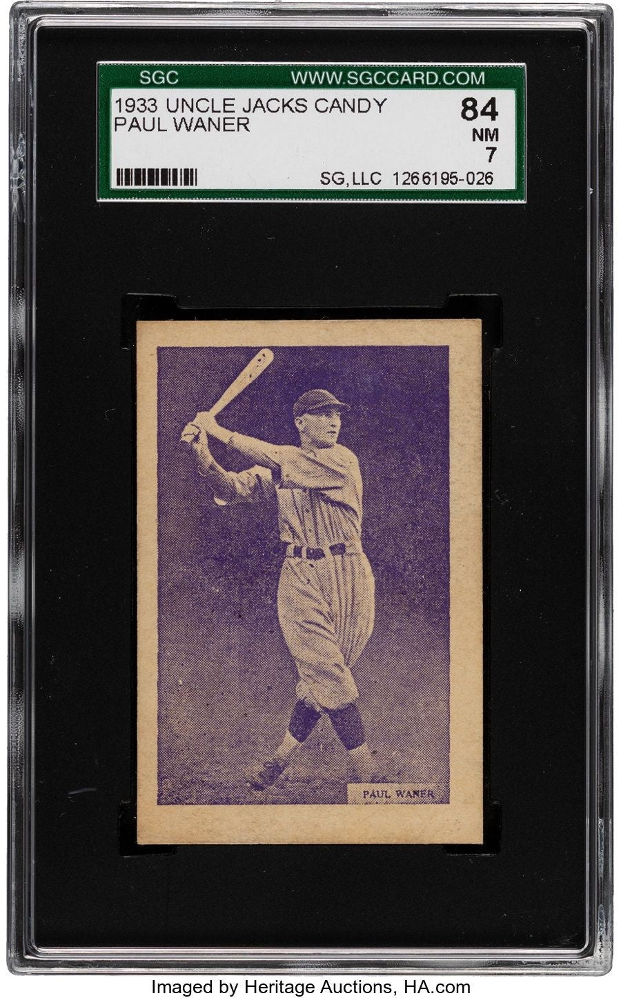 Paul Waner 1927 Type 1 Original Photo PSA/DNA Conlon R306 & Other Card Images!
