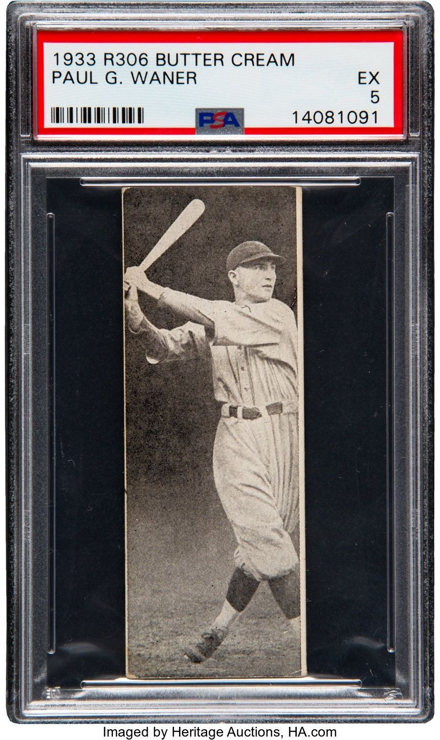 Paul Waner 1927 Type 1 Original Photo PSA/DNA Conlon R306 & Other Card Images!